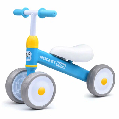 Детский трёхколёсный Беговел Rocket 134-BL синий 1